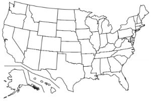 US map outline